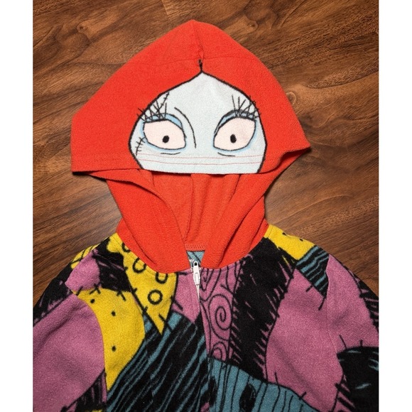 Sally Nightmare Before Christmas One Piece Pajamas Disney Costume Size 8 - Picture 6 of 6